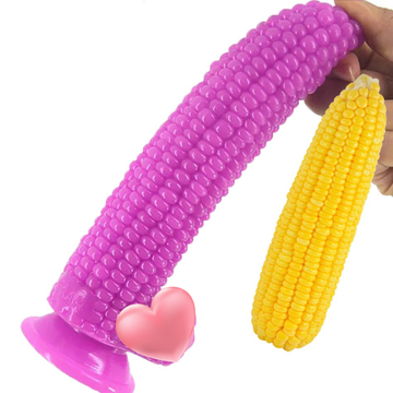 Big Vegetable Corn Dildo With Suction Cup Masturbation Products / Sex Toys For Women - EVE's SECRETS